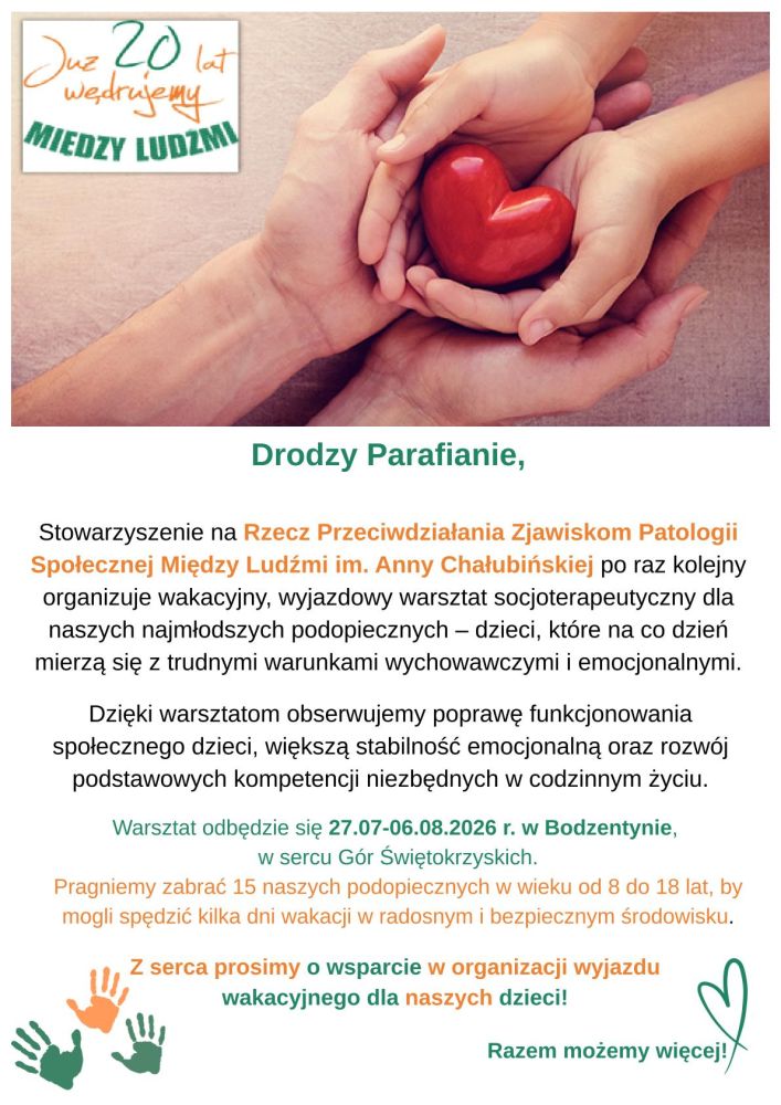 2026 Drodzy Parafianie, Stowarzyszenie Między Ludźmi-1